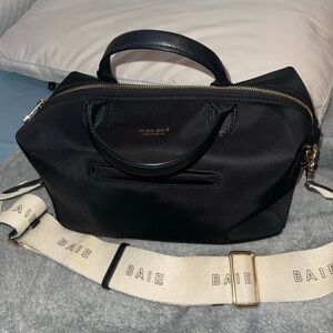 Mina Baie Black Baby Bag